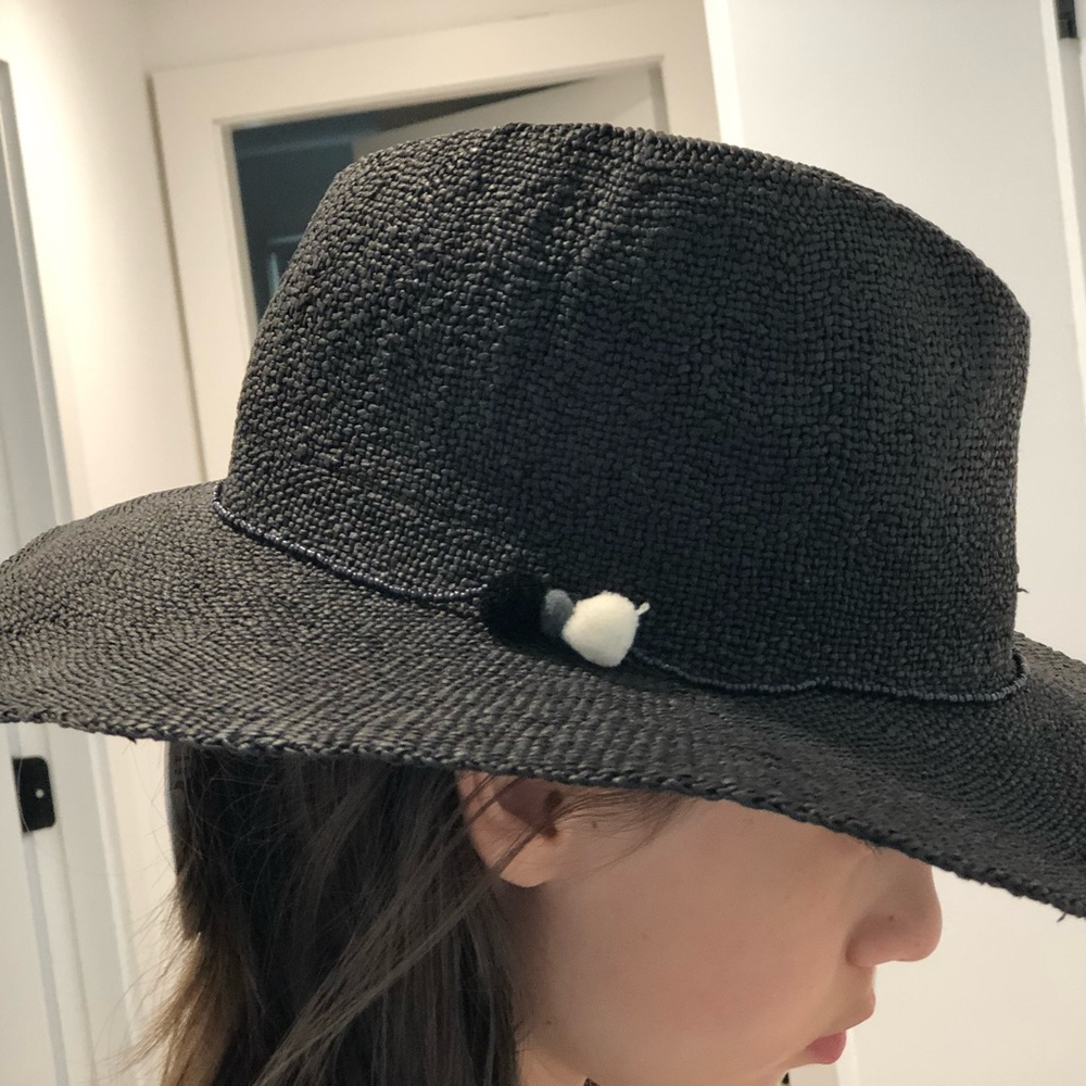 Black summer hat